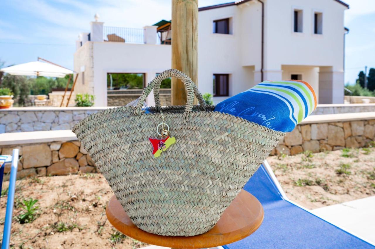 Villa Carmiano Luxury Bedrooms In Avola In The Province Of Syracuse With Spa And Swimming Pool And Wonderful Seaview 外观 照片